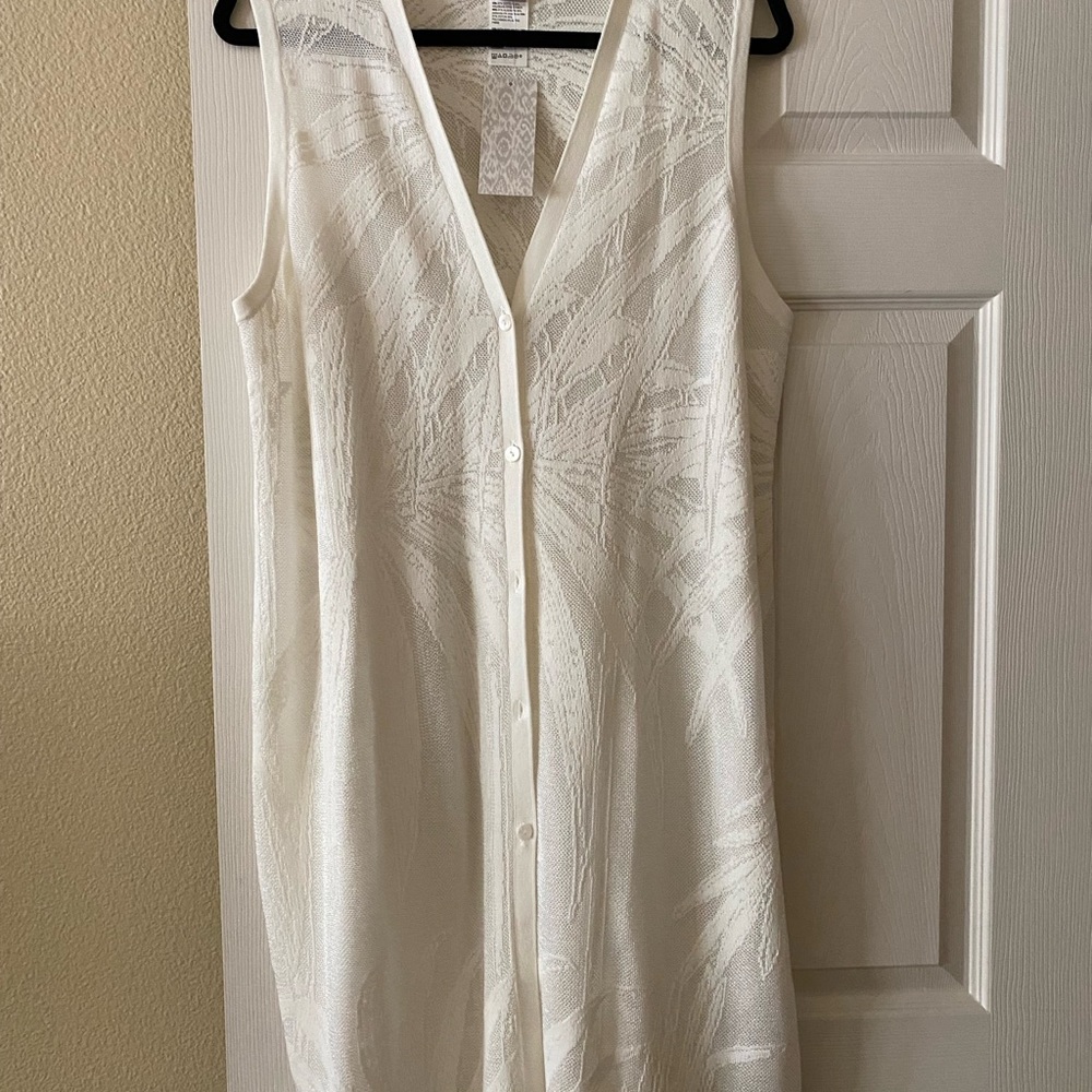 NEW! Chico’s Long Sleeveless Cardigan Vest
